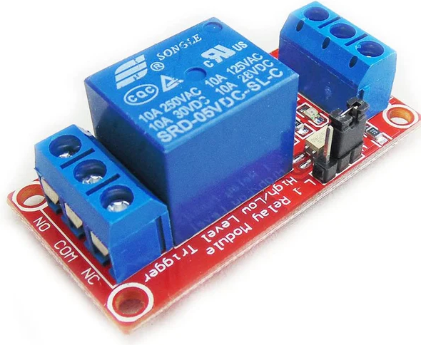 5V Single-Channel Relay Module with Optocoupler – KSH 150 at CLOUD SENSORS Mombasa – Top quality relays. Best electronics in Kenya. Shop now for Arduino, ESP32, sensors and IoT devices.